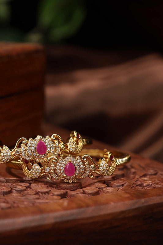 Antique kada bangles -2pcs