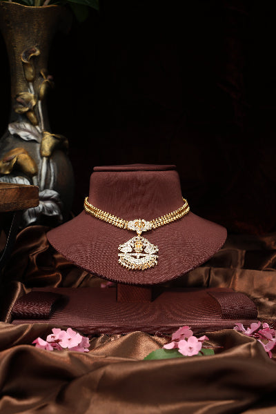 Vintage evergreen lakshmi mottif attigai