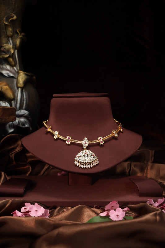 Vintage style impon attigai-white