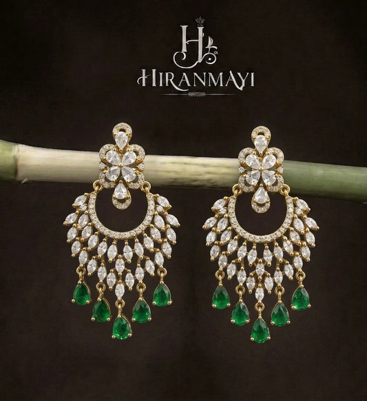 Victorian Polki diamond earrings