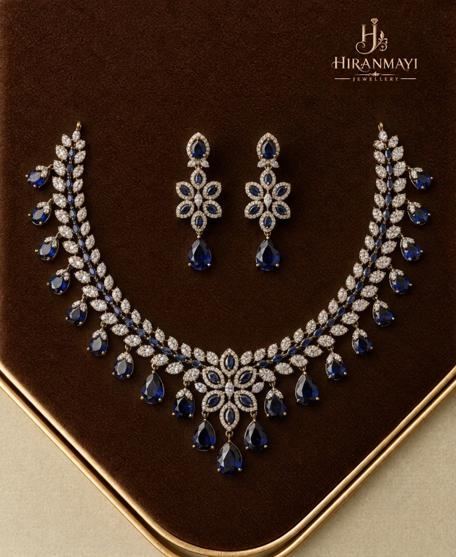 Victorian polish bold stone hanging with earrings