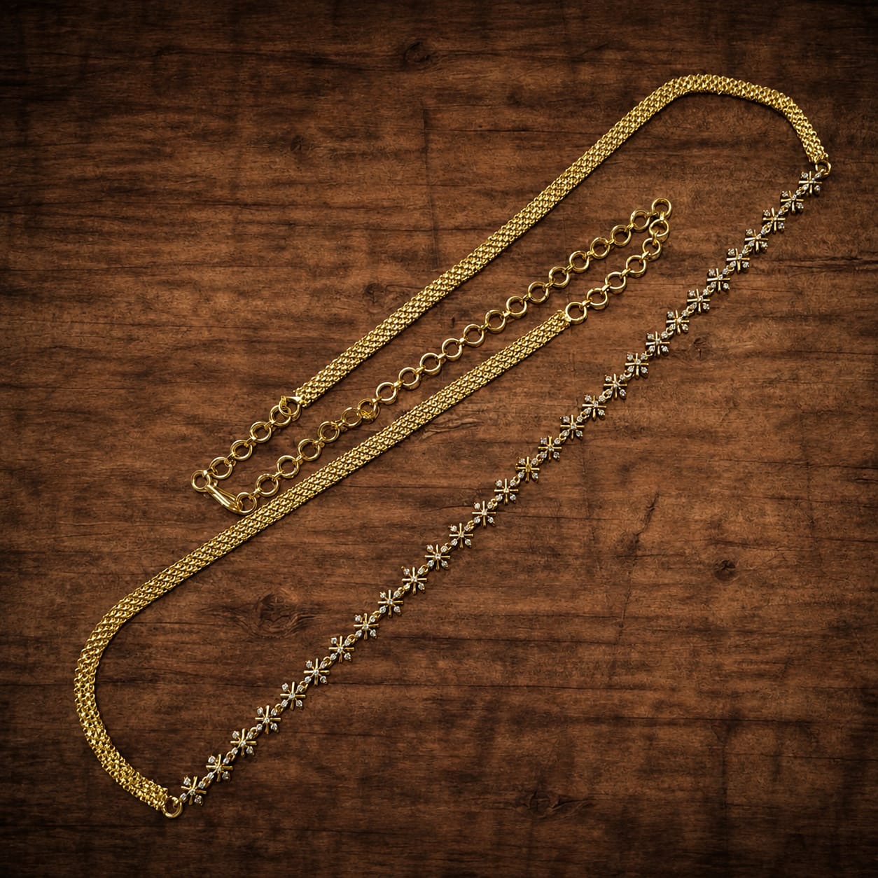 Star type single line hip chain