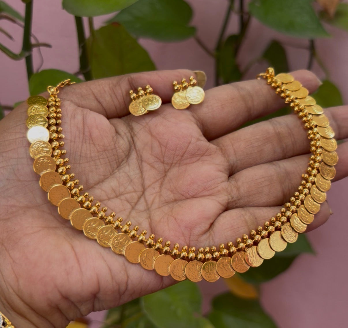 Antique coin necklace