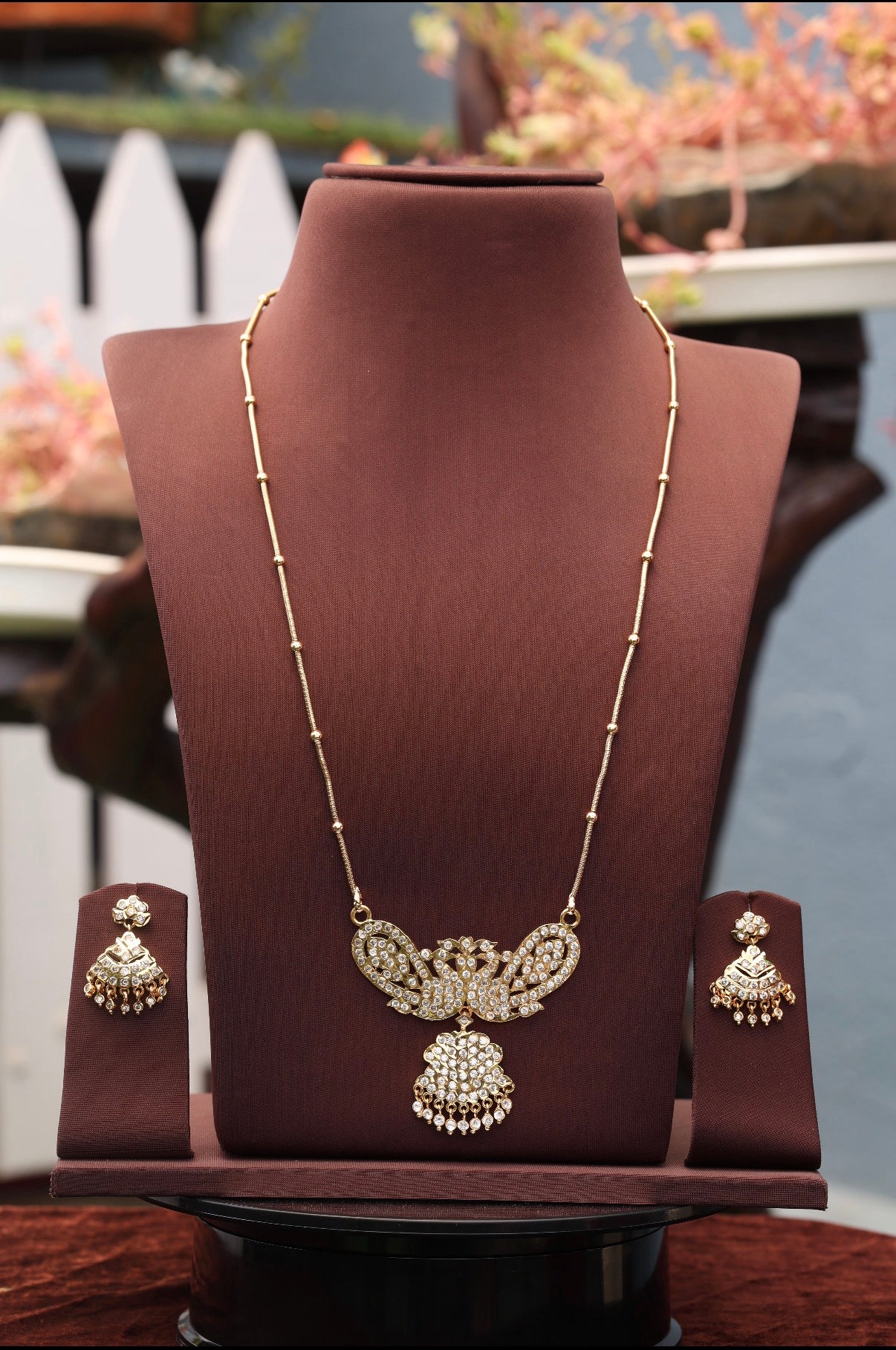 Dollar chain with earrings