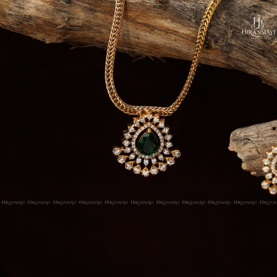 Diamond Replica Chocker  - Emerald