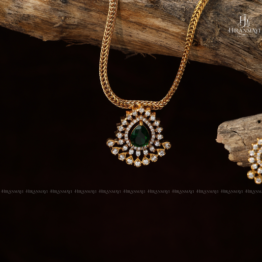 Diamond Replica Chocker  - Emerald