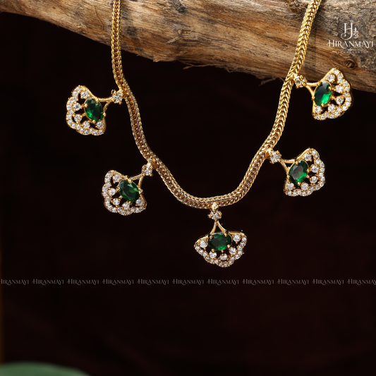 Leaf type hanging Necklace