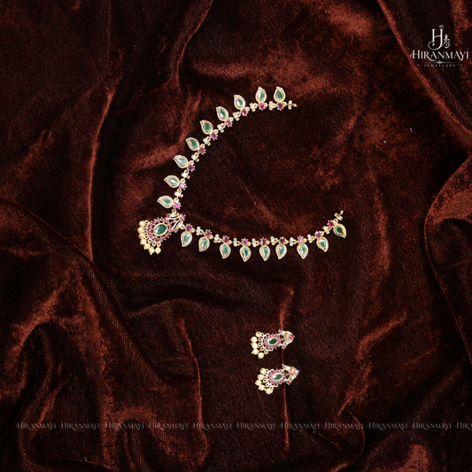 Kerala palakka design necklace rs.950