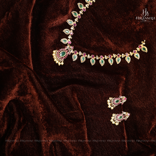 Kerala palakka design necklace rs.950