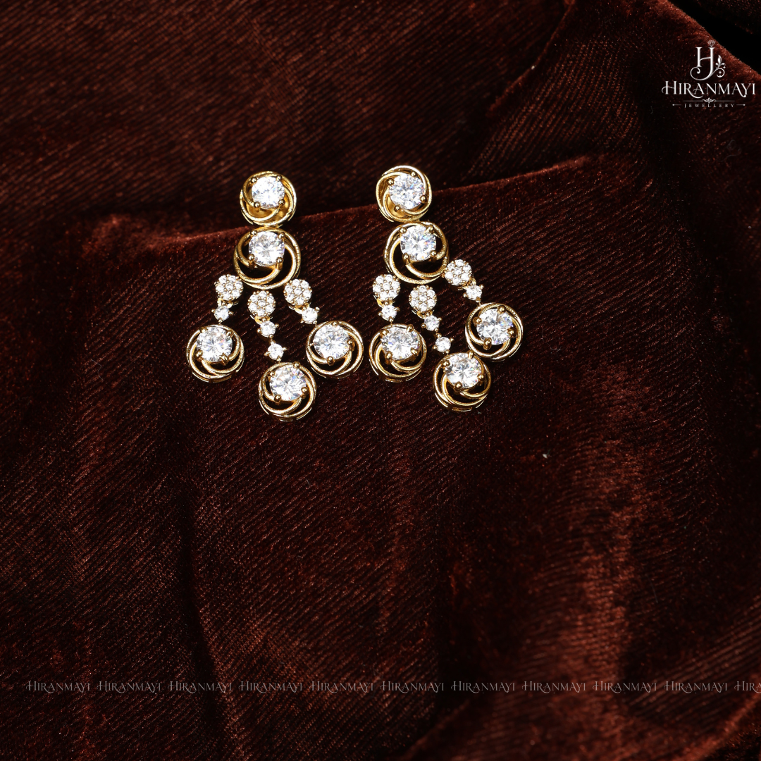 American diamond 2 layer necklace