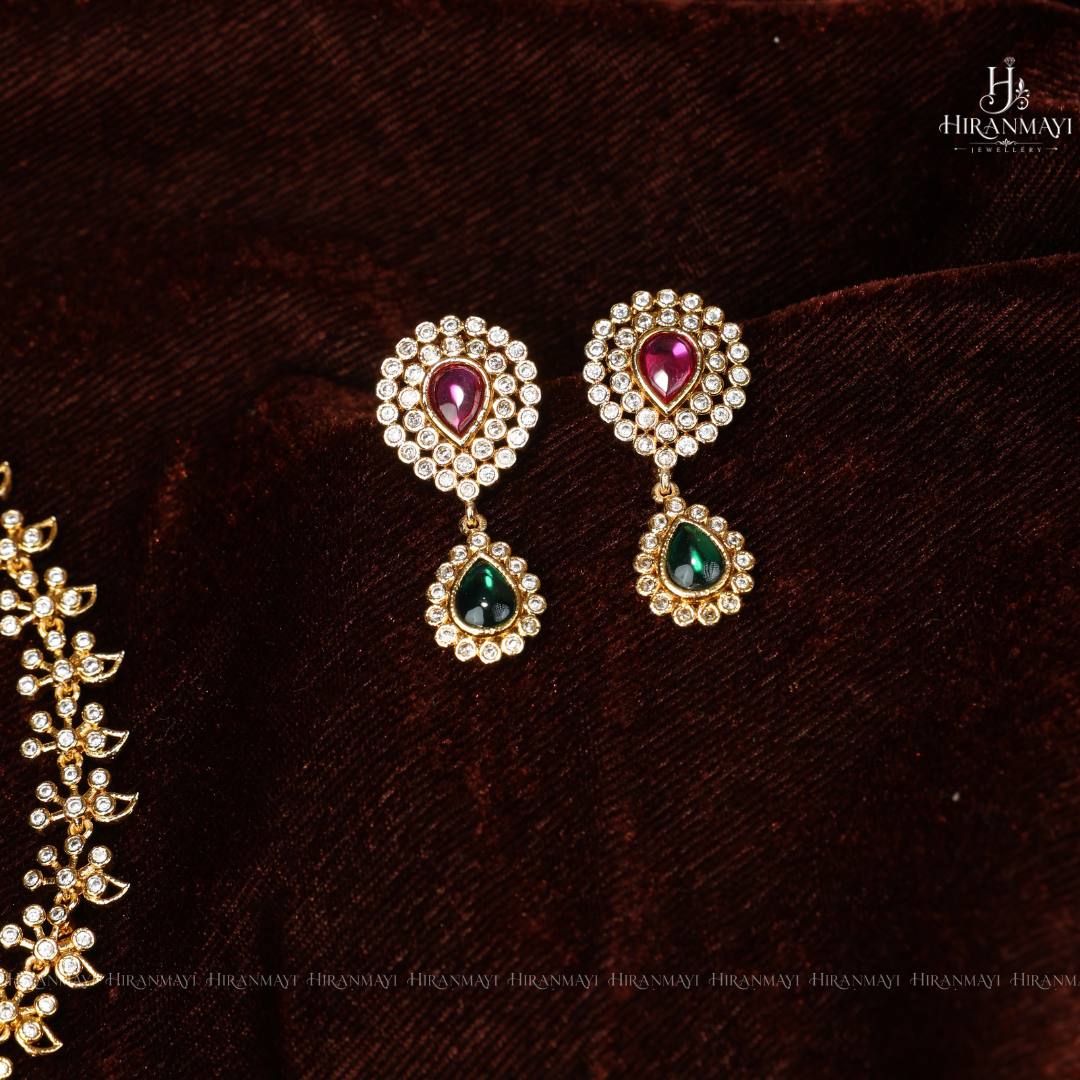 Polki diamond replica necklace