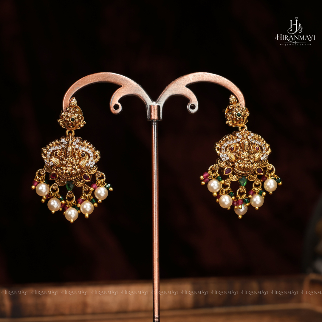 Jadau kundan middle antique necklace